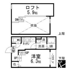 新栄町駅 徒歩7分 1階の物件間取画像